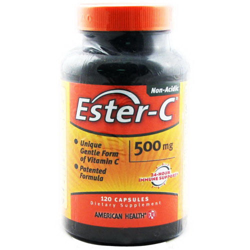 Non-Acidic Ester C 500Mg Capsules For 24 Hours Immune Support By American Health, 120 Ea
